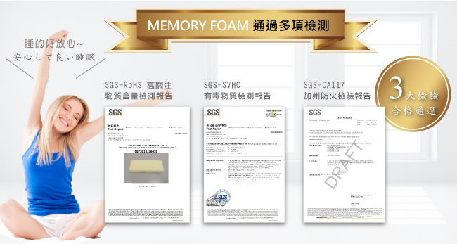 幸福角落 防蹣抗菌11cm波浪竹炭釋壓記憶床墊-單人加大3.5尺