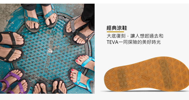 TEVA 美國-女 Original Sandal 經典緹花涼鞋 (漸層紅)