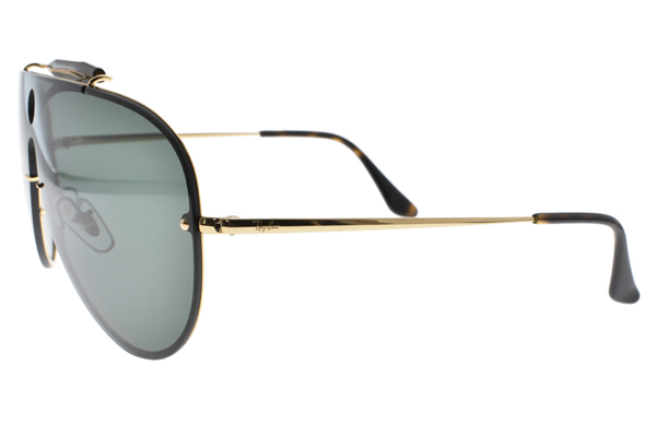 RAY BAN太陽眼鏡 經典品牌/金-綠鏡片#RB3581N 00171