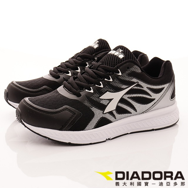 DIADORA-專業彈力跑鞋款-RSI000黑(女段)