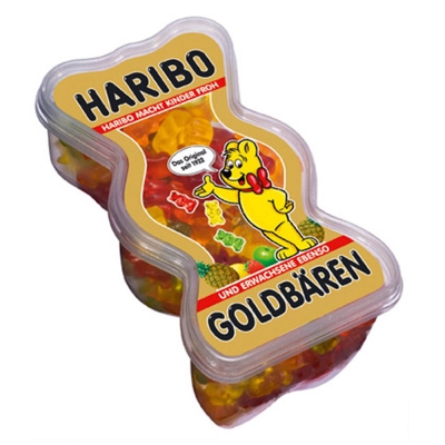 HARIBO哈瑞寶 小熊QQ水果軟糖-盒裝(450g)