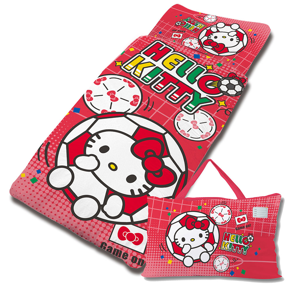 HELLO KITTY 瘋足球系列-兒童睡袋