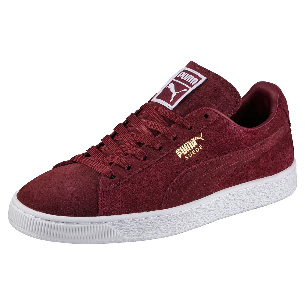 puma red suede