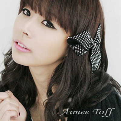 【Aimee Toff】韓國進口亮麗多排水鑽髮圈髮飾