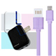 HOCAR MICRO USB 專用LED雙USB旅充頭+雙面傳輸耐拉線 旅充組 product thumbnail 6