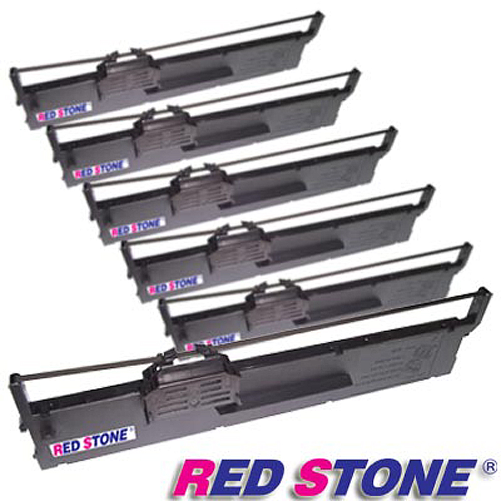 RED STONE for EPSON S015339/PLQ20黑色色帶組(1組6入)