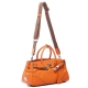 A.D.M.J. 經典牛皮銀釦FLAT COVA TOTE (ORANGE) product thumbnail 1