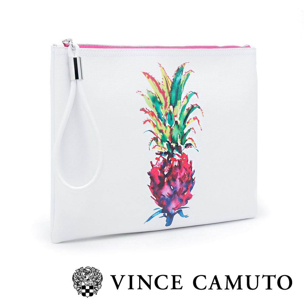 VINCE CAMUTO 夏日沁涼 水果系列撞色手拿包-綠色