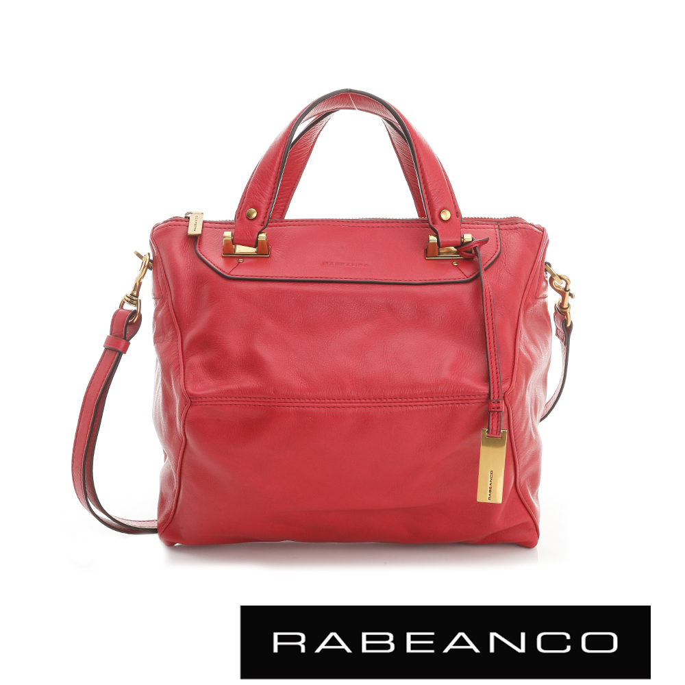 RABEANCO OL 時尚粉領系列菱形包(小) - 紅