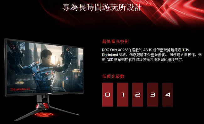 ASUS XG258Q 24型ROG Strix電競電腦螢幕