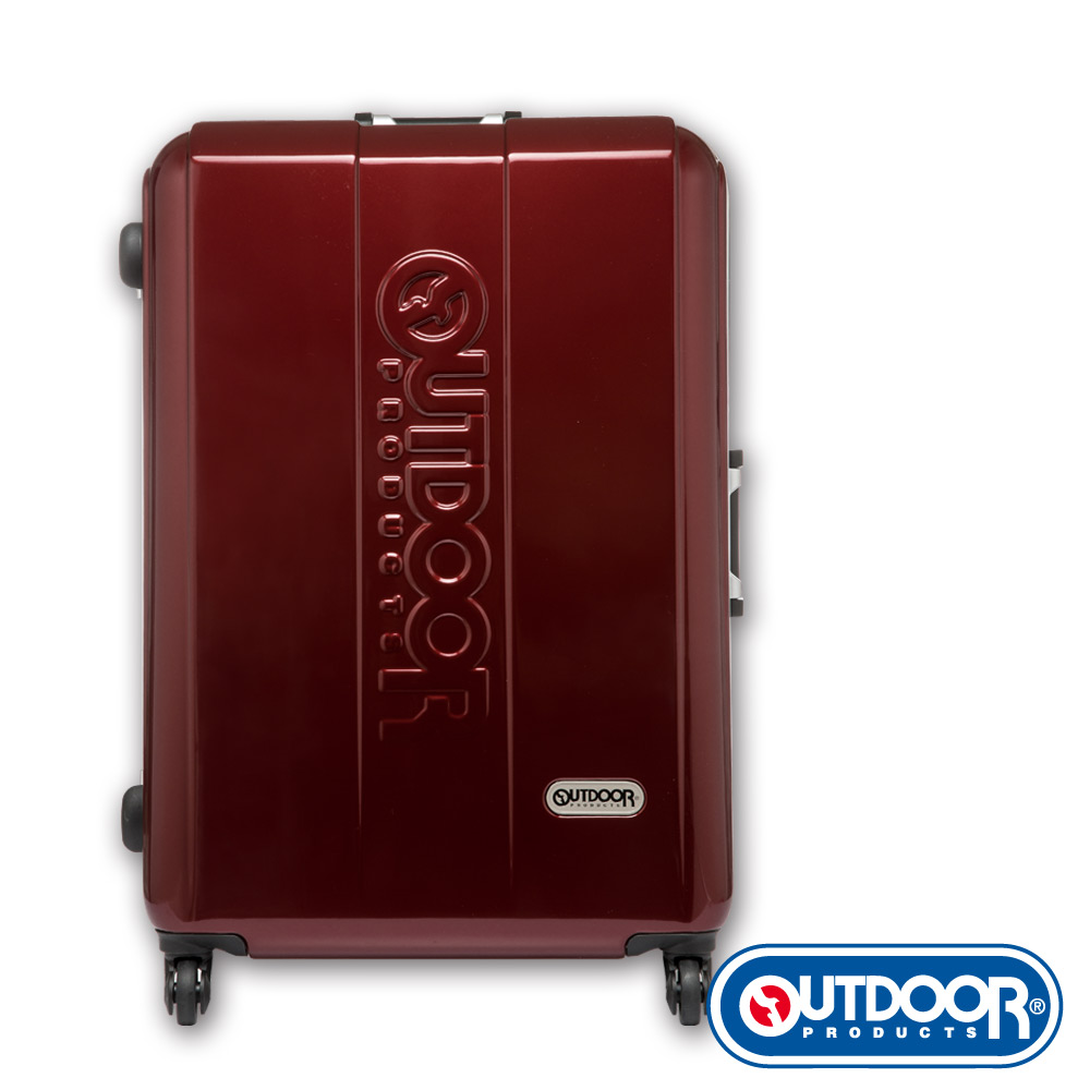OUTDOOR-炫彩時尚系列-26吋旅行箱-紅x黑-OD8145A26RD