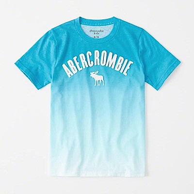 AF a&f Abercrombie & Fitch 小孩 T恤 藍色 0627