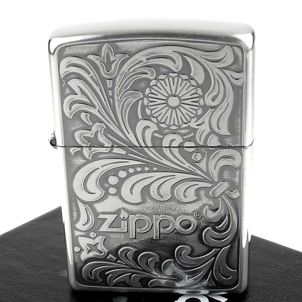 ZIPPO 日系~唐草雕花-蝕刻正反兩面加工打火機