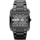 A│X Armani Exchange 立體視覺方型腕錶-IP黑44mm product thumbnail 1