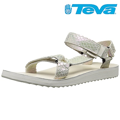 TEVA ORIGINAL UNIVERSAL IRIDESCENT 女休閒涼鞋白