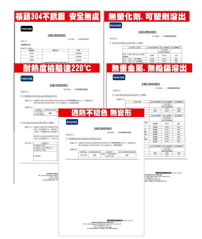 闔樂泰 精雕簡約食安筷(5雙入)