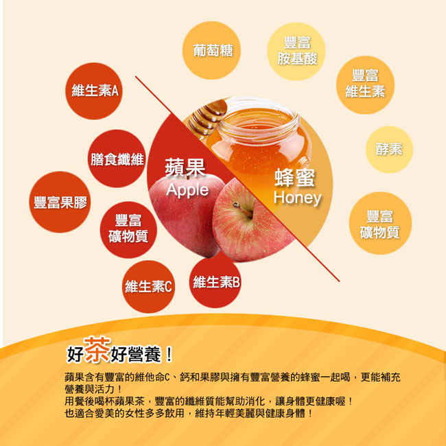 韓太 韓國黃金蜂蜜蘋果茶(1KG)
