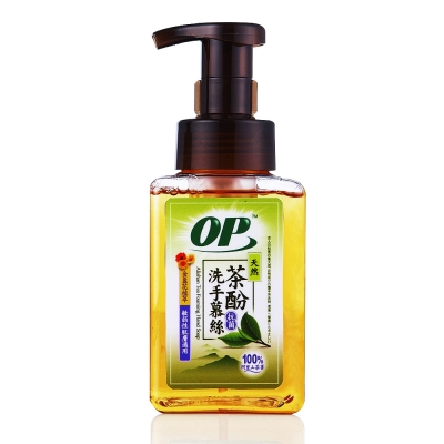 OP天然茶酚洗手慕絲(弱敏性肌膚適用370ml)