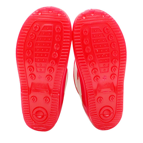Stample日本製兒童果凍雨鞋(櫻桃紅)