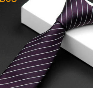 拉福領帶窄版領帶5.5cm防水領帶手打領帶(紫)