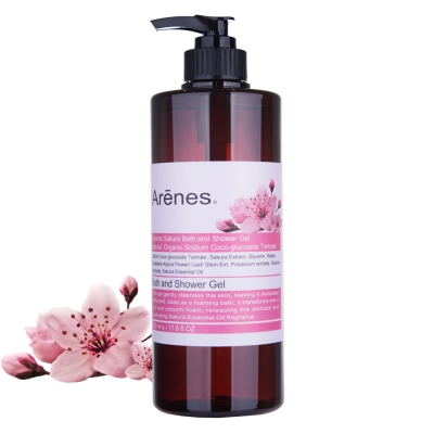 Arenes 櫻花香氛植萃沐浴露500ml