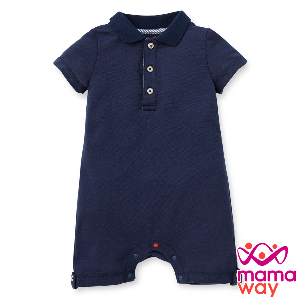 Mamaway Baby POLO 素色平口褲包屁衣(共四色)