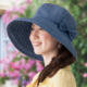 Sunlead 防曬護頸寬緣寬圓頂兩用式可折邊遮陽帽 (丹寧布色) product thumbnail 1