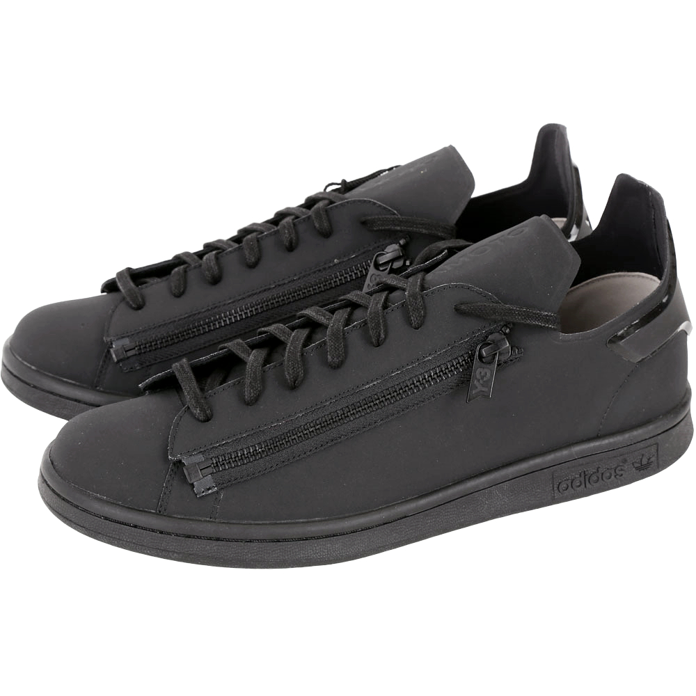 Y-3 Stan Zip 雙拉鍊設計綁帶休閒鞋(黑色) | 精品服飾/鞋子| Yahoo奇摩