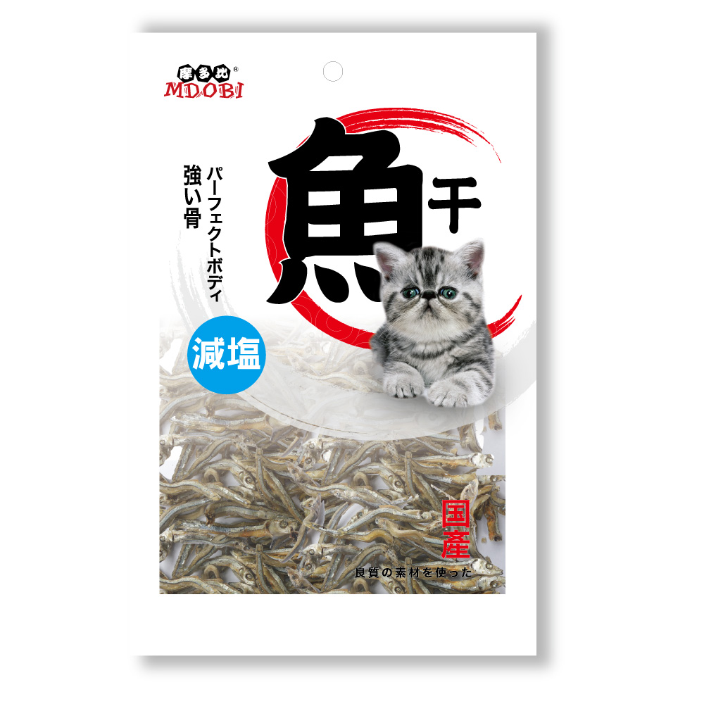 MDOBI摩多比-高鈣減鹽小魚乾 80g-3包組