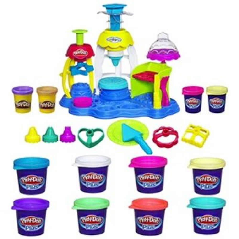 《 Play - Doh 培樂多 》奶油花烘培坊遊戲組+八色補充罐