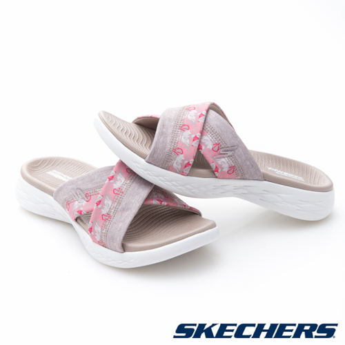 SKECHERS(女)時尚休閒系列ON THE GO 600拖鞋-15306TPE