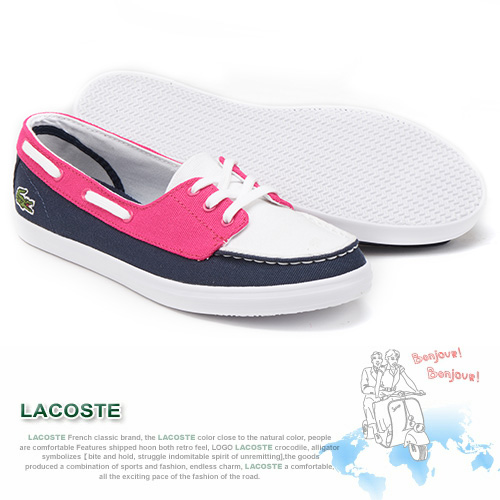 LACOSTE ziane 女用帆布綁帶休閒鞋