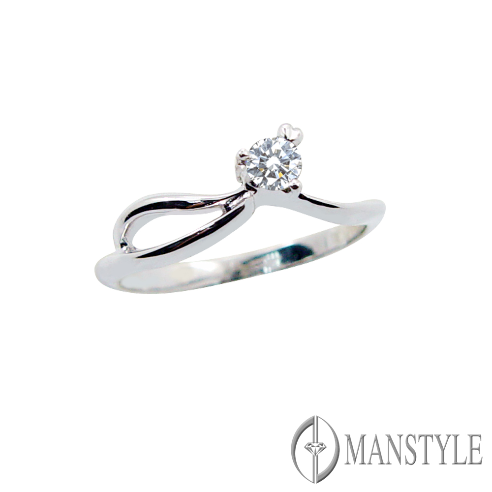 MANSTYLE「美麗舞曲」0.12ct 八心八箭鑽戒