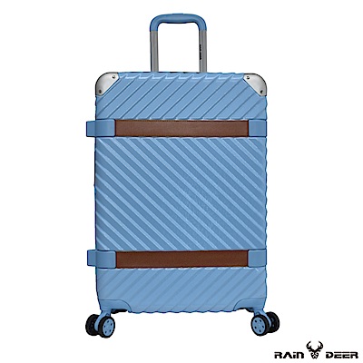 RAIN DEER 賽維亞24吋PC+ABS亮面行李箱-湖水藍