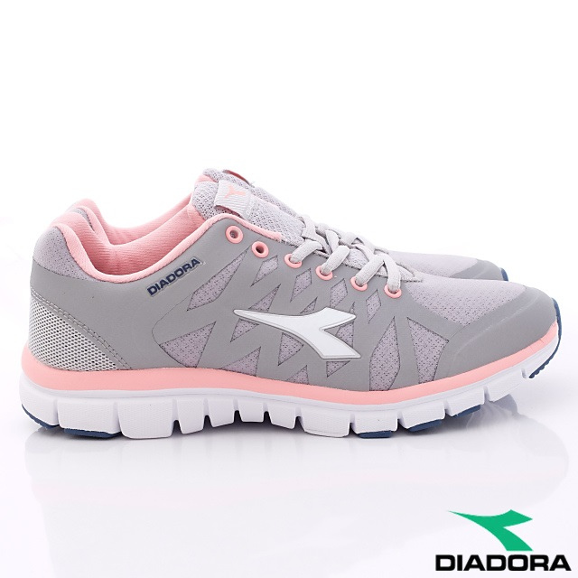 DIADORA-E楦頭超輕量反光慢跑款-WRNI838灰(女段)