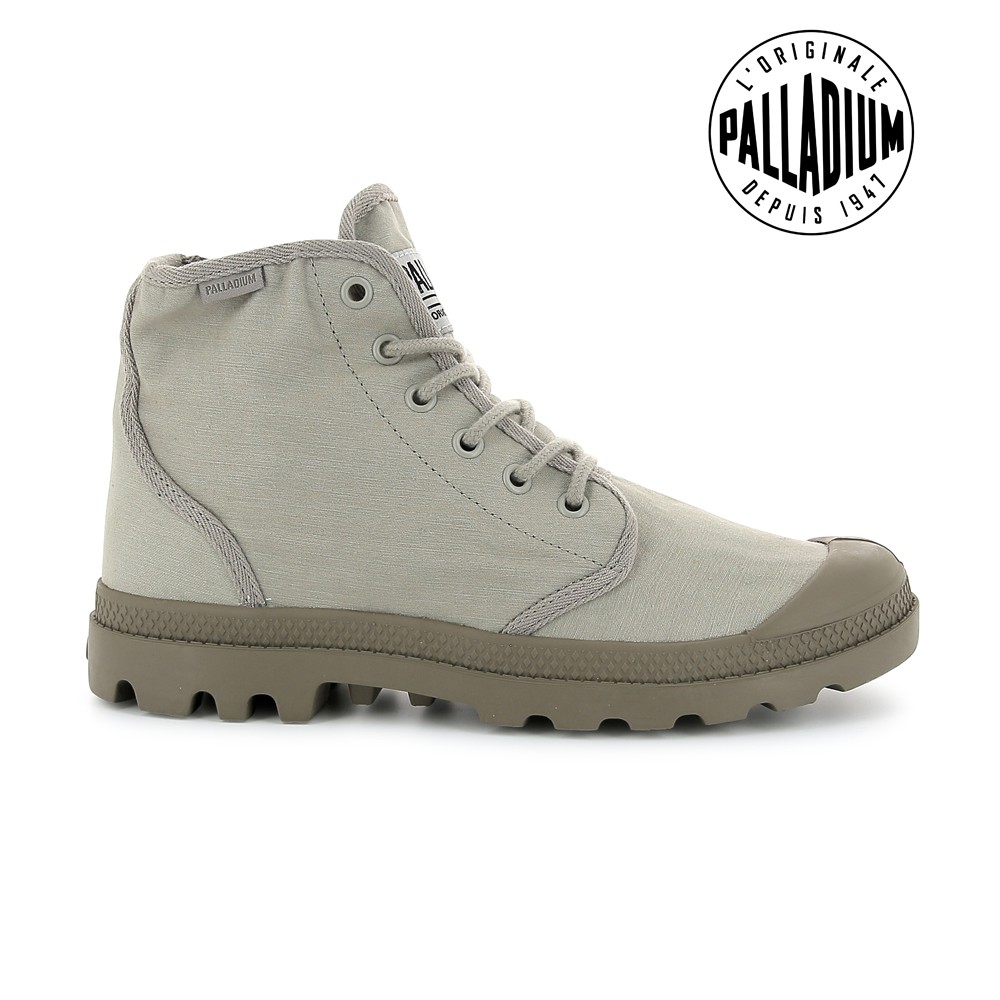 Palladium Pampa Hi Originale TC-男-化石灰