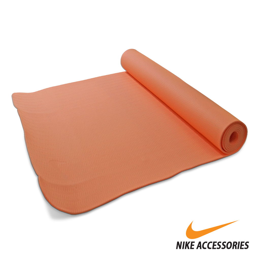 NIKE 瑜珈墊粉橘款(3mm) - 快速到貨