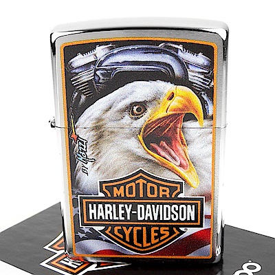 ZIPPO 美系~哈雷~Harley-Davidson Mazzi-老鷹圖案打火機