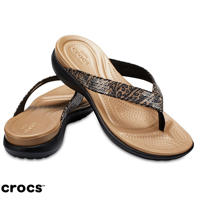 Crocs 卡駱馳 (女鞋) 女士卡沛兒涼鞋 204601-908