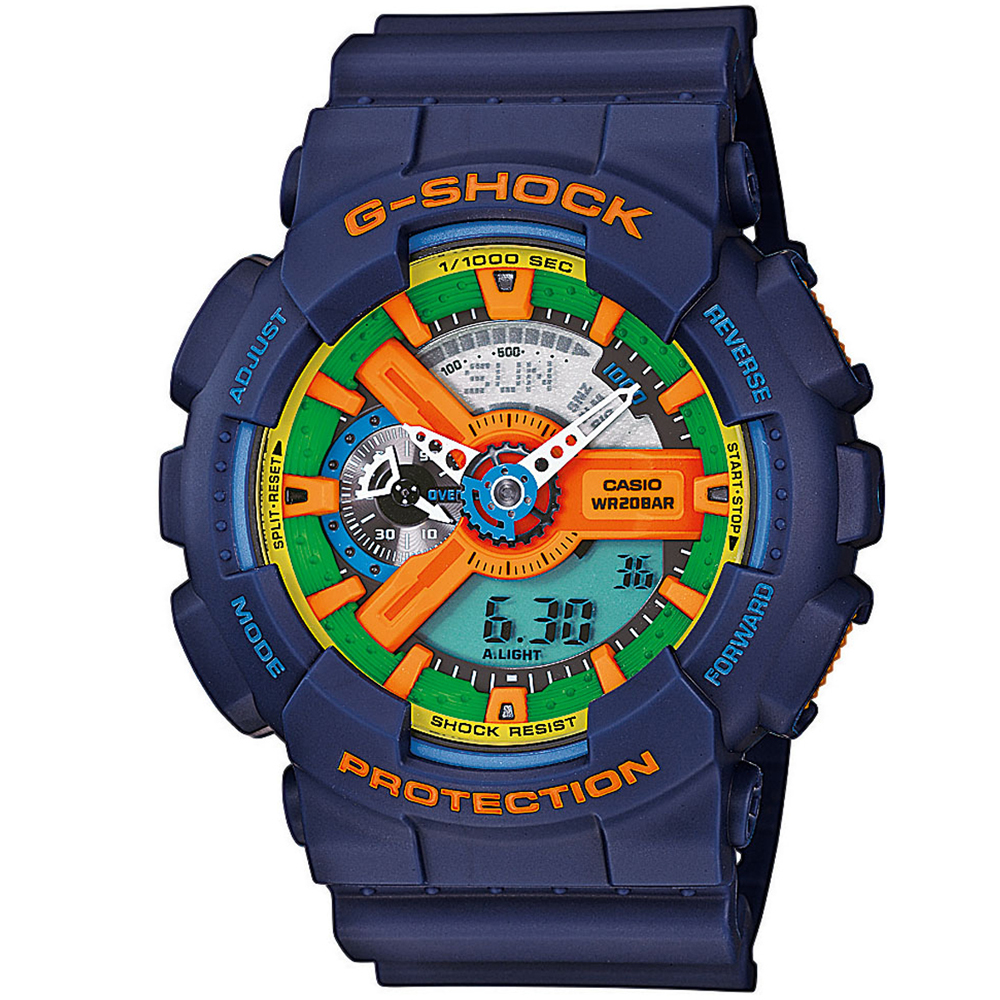 G-SHOCK 視覺層次新潮流時尚概念錶(GA-110FC-2A)-51.2mm