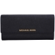 Michael Kors Jet Set Travel 浮刻Logo釦式長夾(黑色) product thumbnail 1