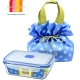 法國FORUOR 星藍耐熱玻璃保鮮盒提袋組800ml(8H) product thumbnail 1