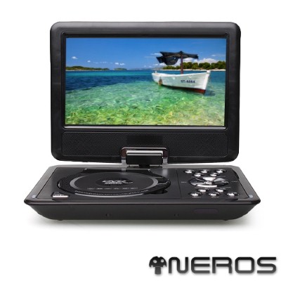 NEROS 9.5吋黑旋風移動式DVD(2小時版)