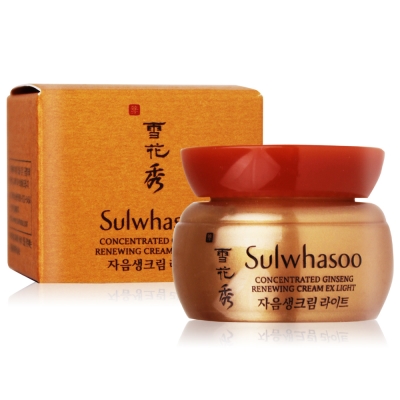 Sulwhasoo雪花秀 滋陰生人蔘修護霜-輕潤型5ml