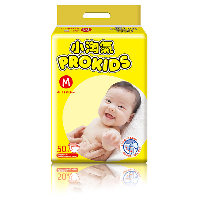 [限時搶購]Prokids小淘氣透氣乾爽嬰兒紙尿褲x6包/箱(尺寸可選)