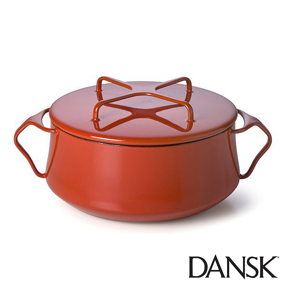 【限量85折】Dansk Kobenstyle 雙耳砂鍋 2QT(紅)