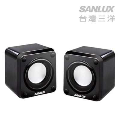 SANLUX台灣三洋 2.0聲道USB方塊電腦喇叭-6711U