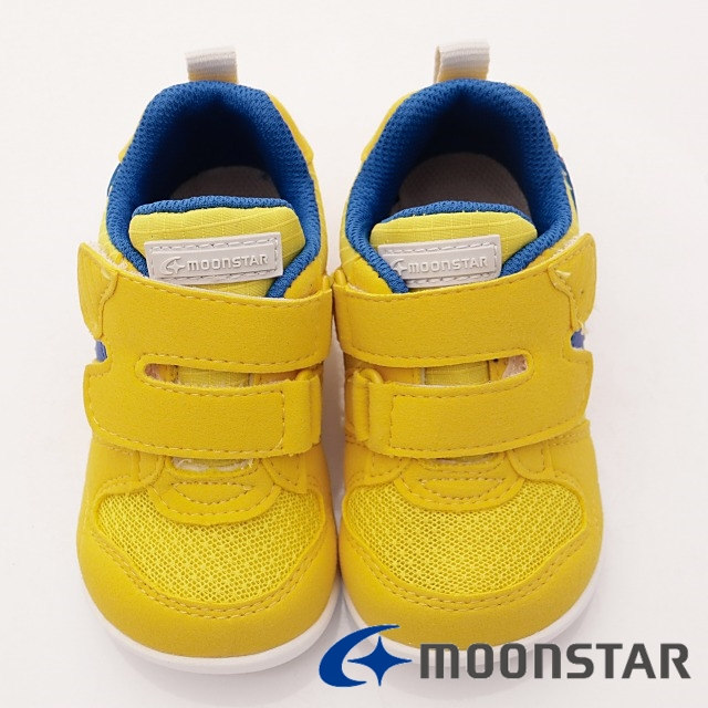 日本月星頂級童鞋 HI系列抗菌款 77S3 黃 (寶寶段)