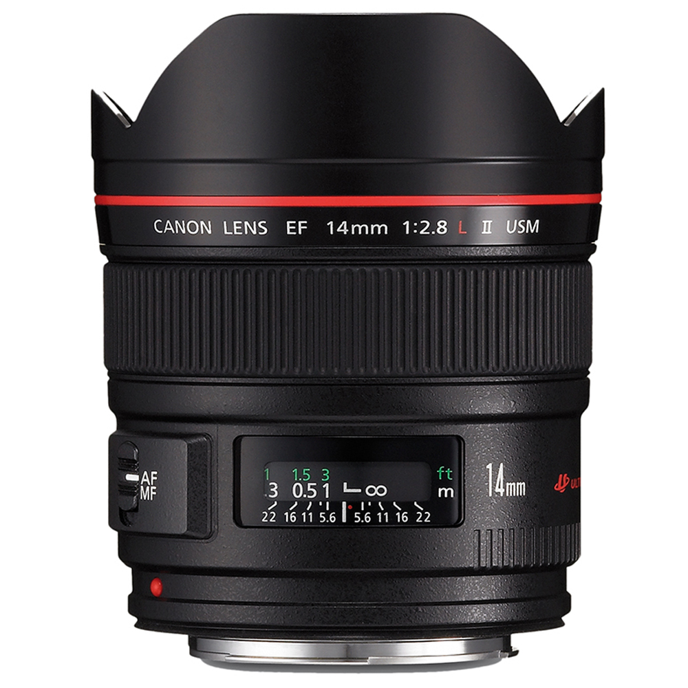 Canon EF 14mm f/2.8L II USM 超廣角定焦鏡頭(公司貨)