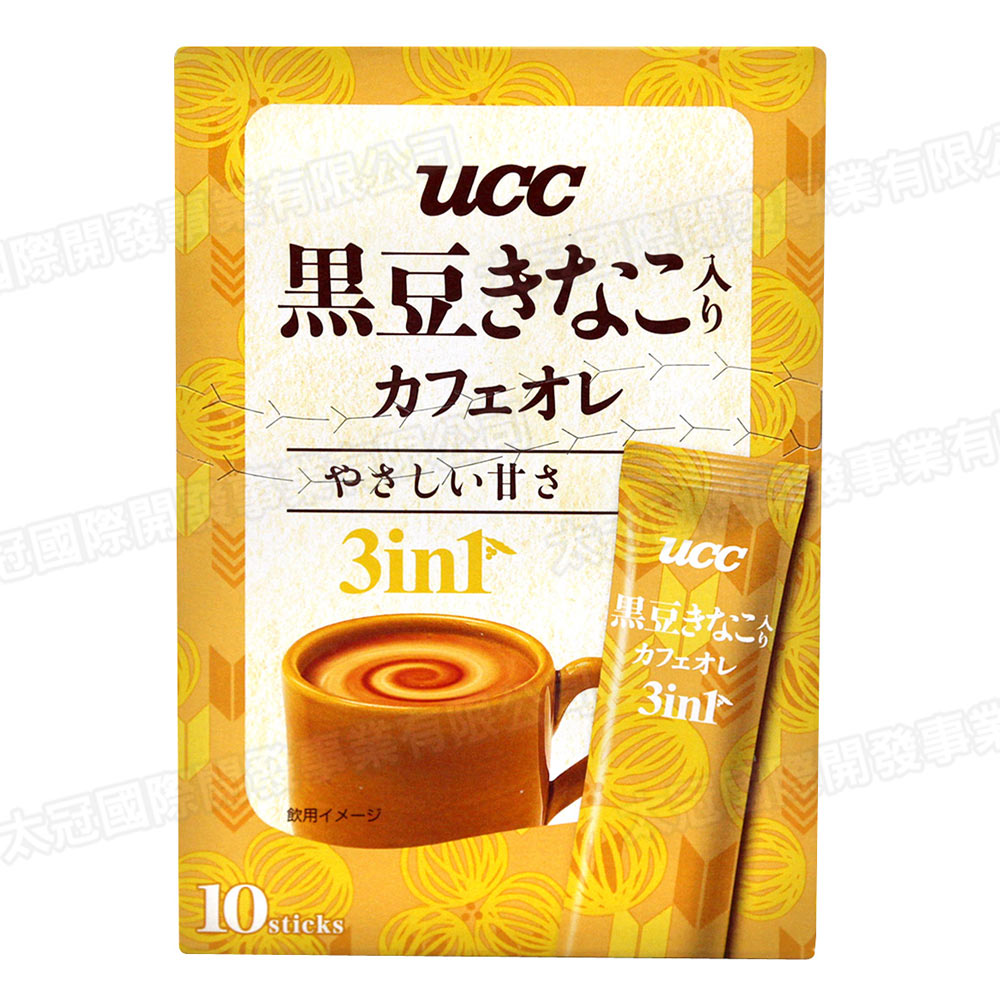 UCC上島咖啡 三合一隨身包黑豆黃豆牛奶咖啡(11gx10包)